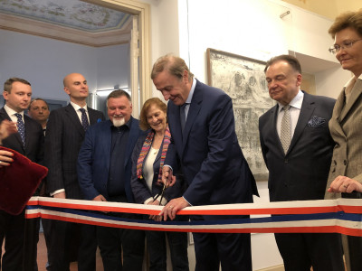 INAUGURATION DE LA NOUVELLE PARTIE DE L’EXPOSITION À L’ESPACE GOMBROWICZ 